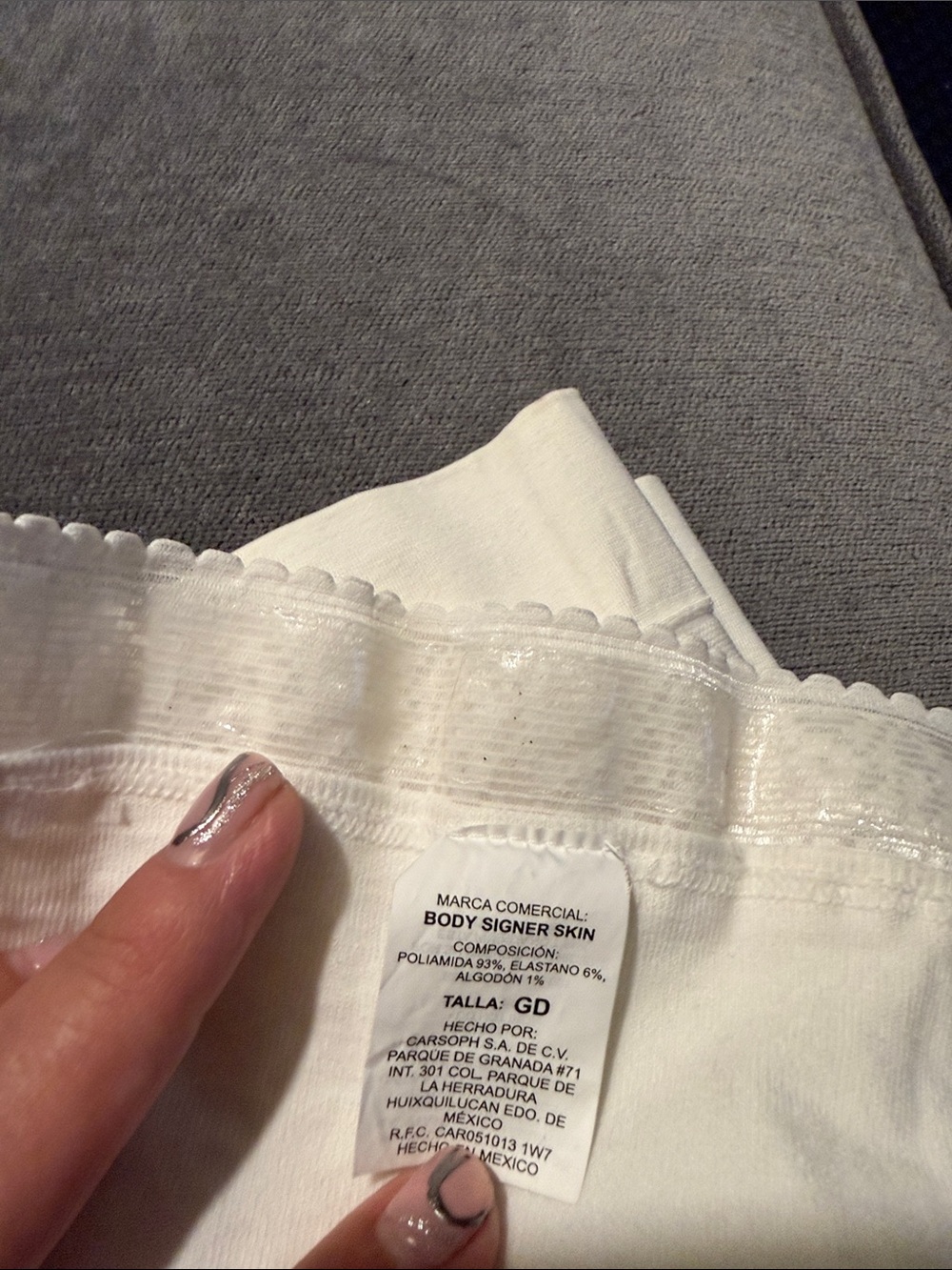 Women's White Shapewear Briefs - GD